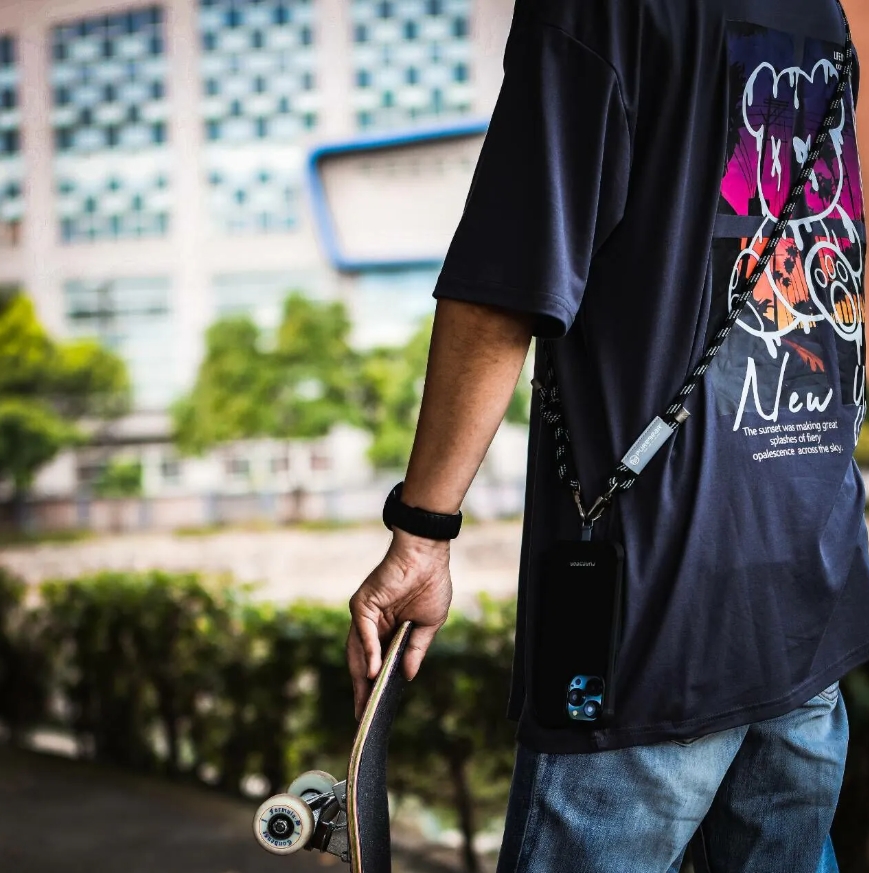 重磅運動休閒手背帶(黑)