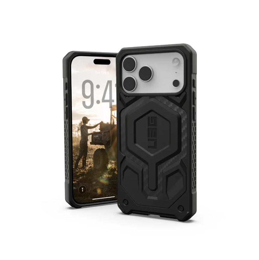 【UAG】iPhone 17系列 磁吸頂級耐衝擊保護殼-碳黑