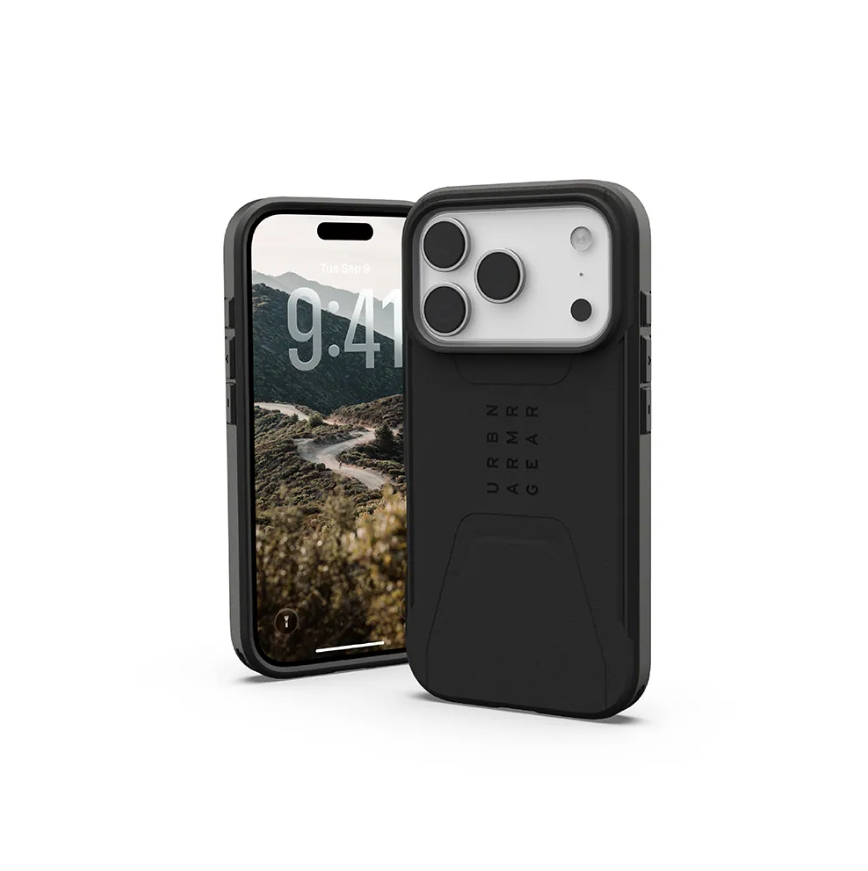 【UAG】iPhone 17系列 磁吸耐衝擊簡約保護殼-黑