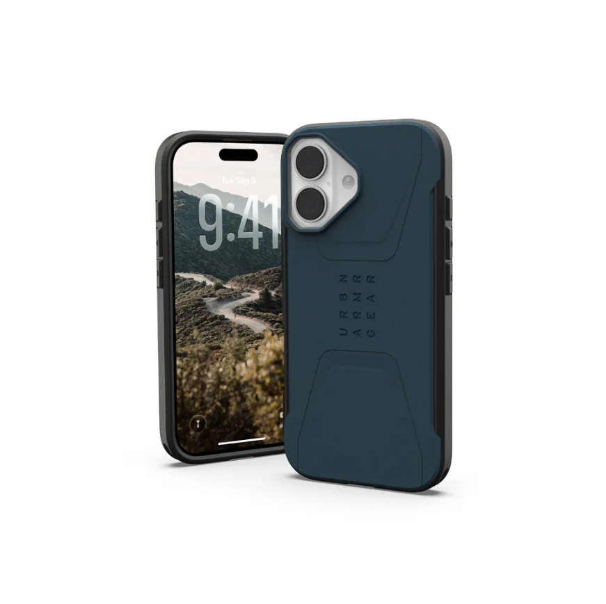 【UAG】iPhone 17系列 磁吸耐衝擊簡約保護殼-藍