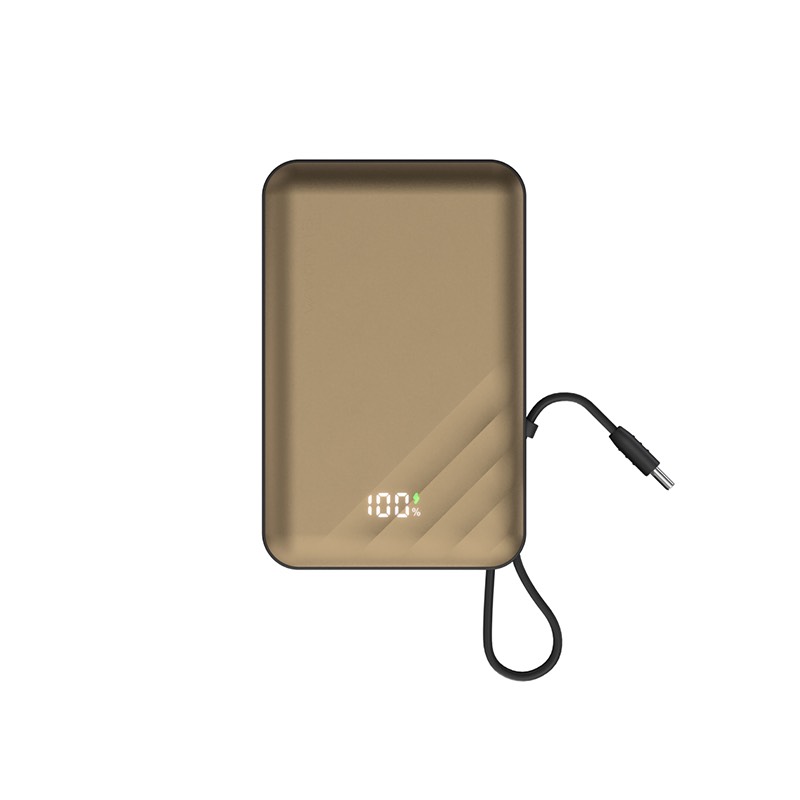 VIONTA GQ2 Qi2 自帶線雙接頭行動電源 (標示Wh/3C認證/可上飛機)  