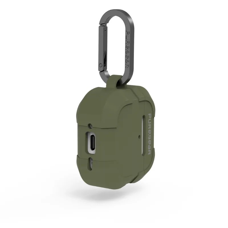 普格爾-AirPods4 坦克軍規耳機套 -軍綠