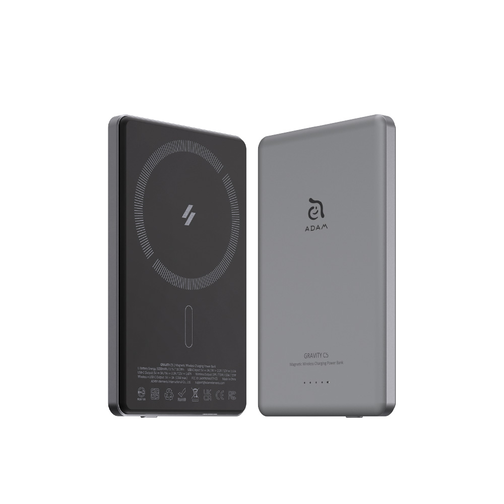 GRAVITY C5 超薄型磁吸行動電源 (有標示Wh/可上飛機)