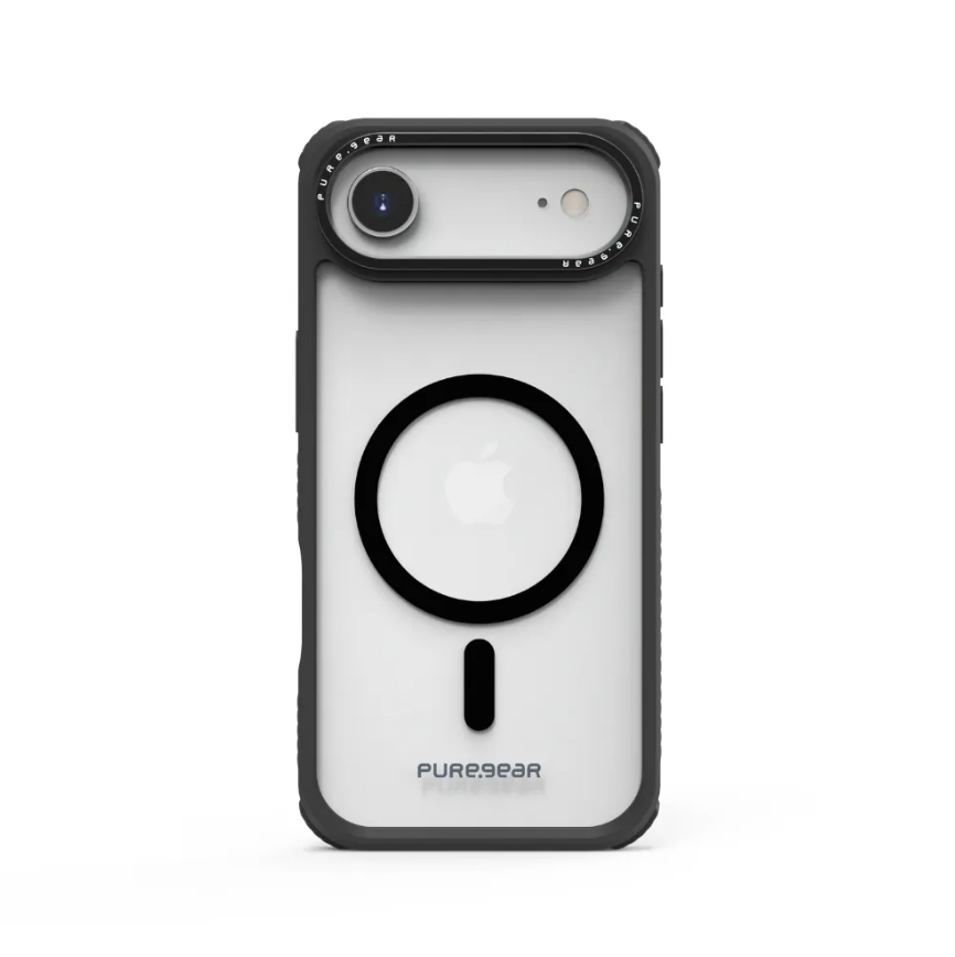 普格爾 iPhone 17全系列 坦克透明防摔手機殼MagSafe / 時尚黑