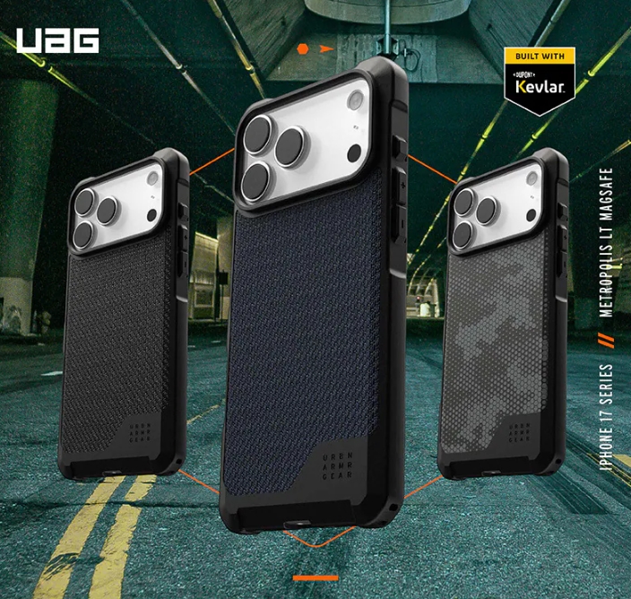 【UAG】iPhone 17系列 磁吸耐衝擊都會保護殼-軍用藍