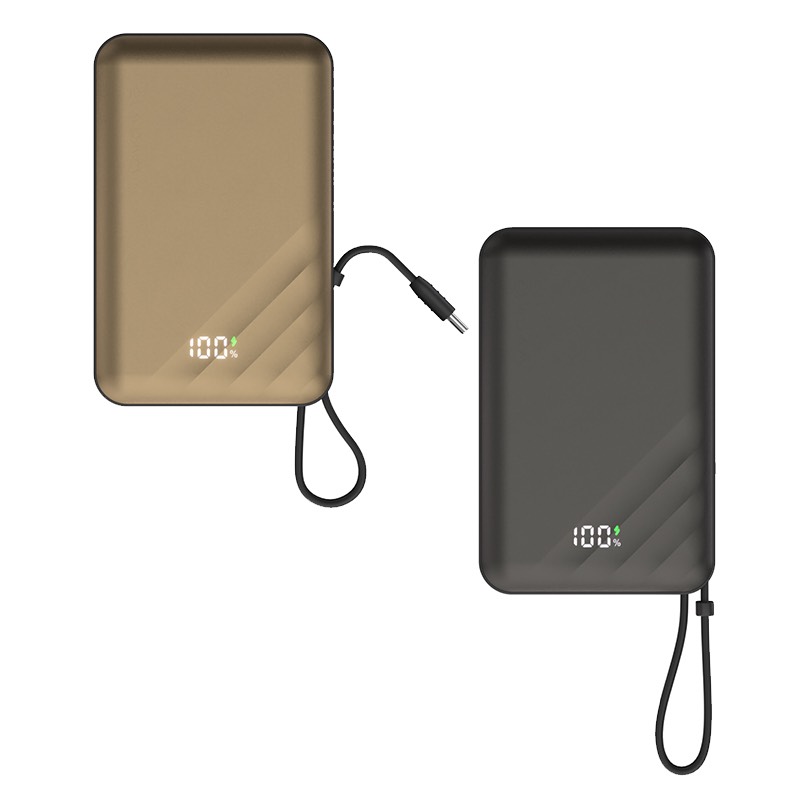 VIONTA GQ2 Qi2 自帶線雙接頭行動電源 (標示Wh/3C認證/可上飛機)  
