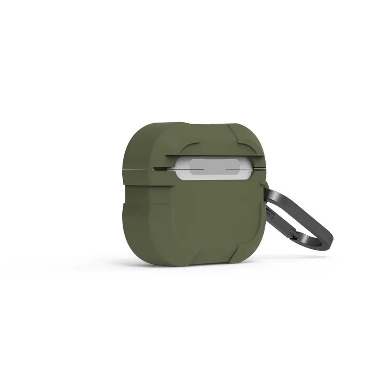 普格爾-AirPods4 坦克軍規耳機套 -軍綠