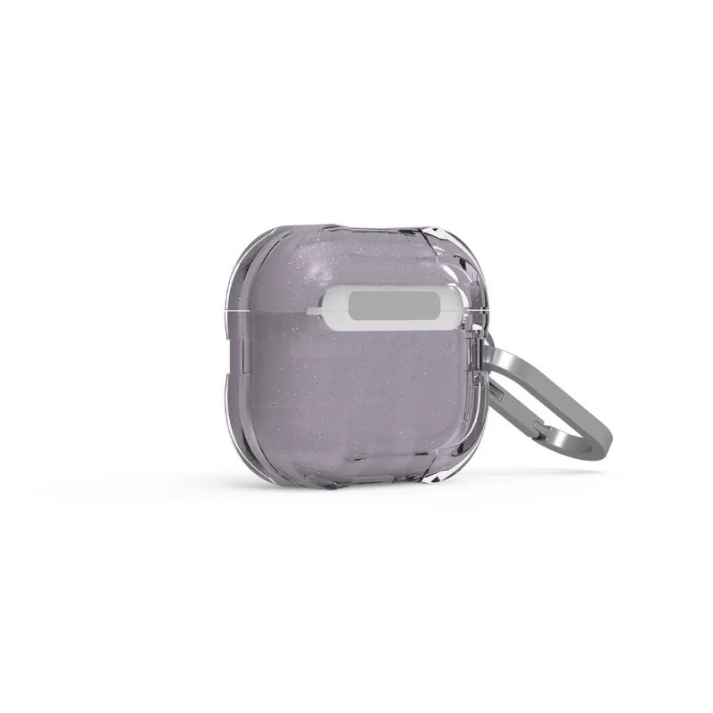 普格爾-AirPods4 坦克軍規耳機套 -透紫