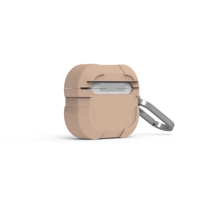 普格爾-AirPods4 坦克軍規耳機套 -可可