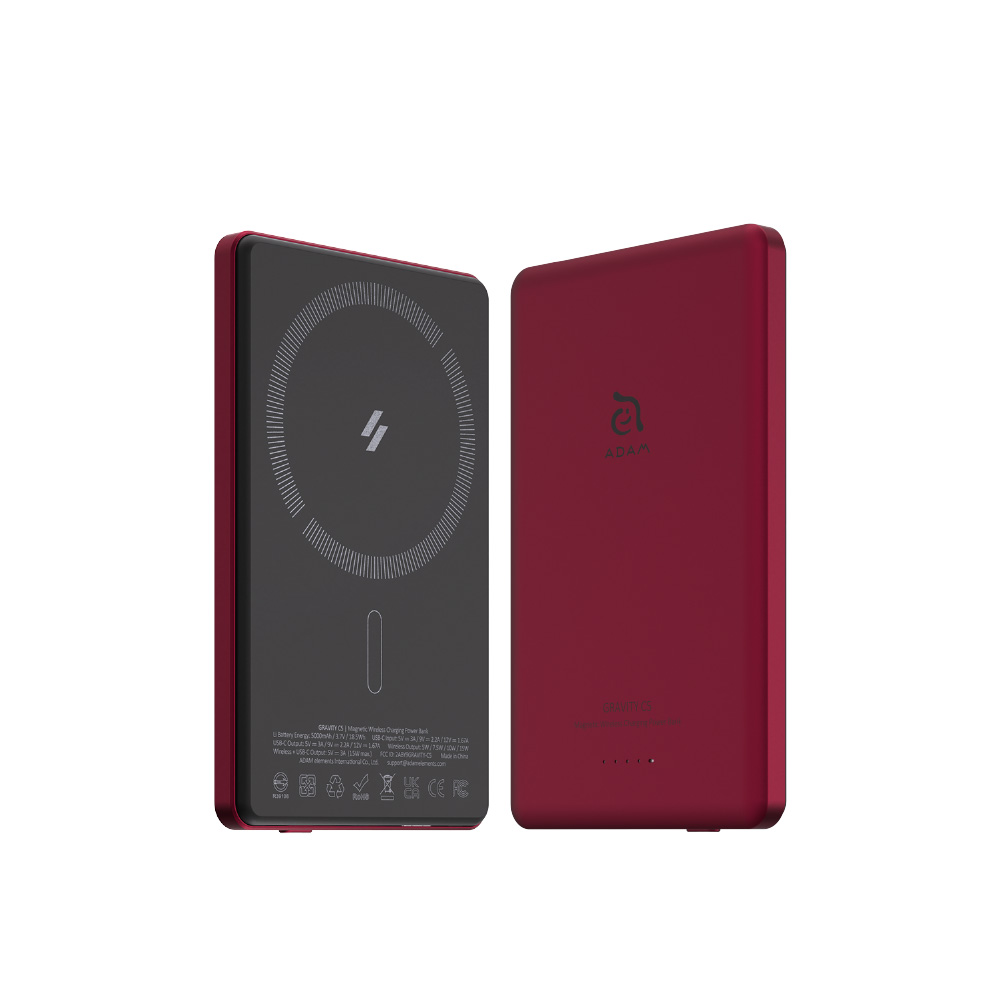 GRAVITY C5 超薄型磁吸行動電源 (有標示Wh/可上飛機)