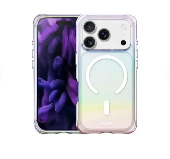 萊德 iPhone 17 全系列 磁吸炫彩軍規耐衝擊保護殼-彩透白