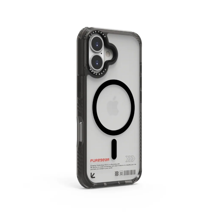 普格爾 iPhone 17全系列 冰霧減壓防摔保護殼MagSafe / 迷霧黑