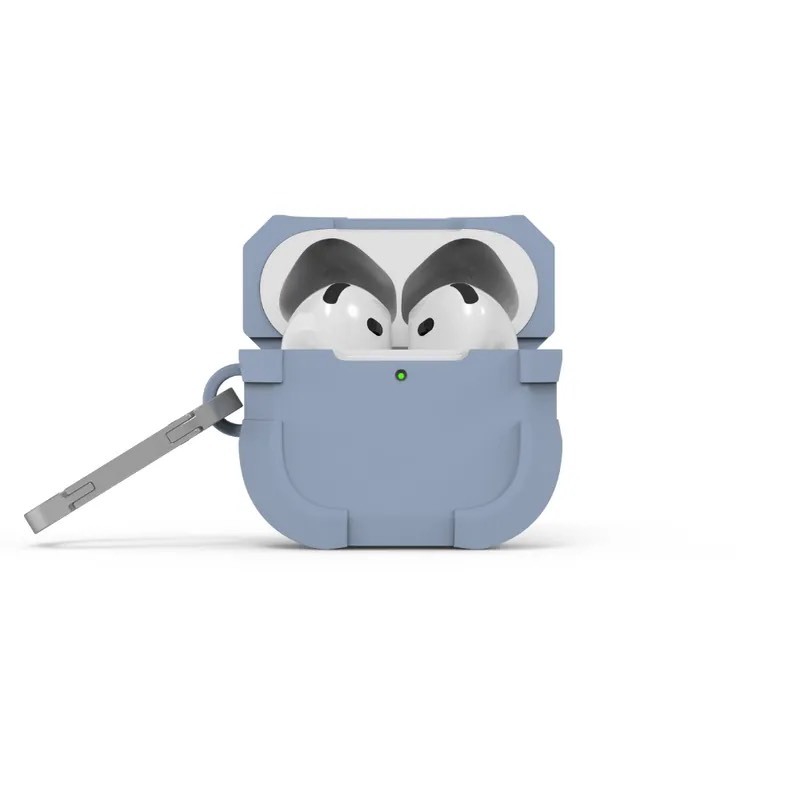 普格爾-AirPods4 坦克軍規耳機套 -煙波藍