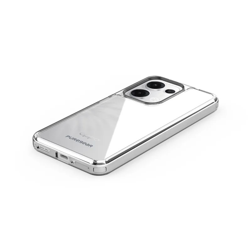 普格爾-OPPO Reno 13系列冰鑽減壓防摔保護殼-透黑