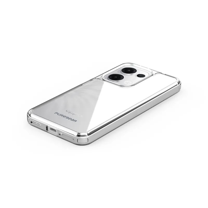 普格爾-OPPO Reno 13系列冰鑽減壓防摔保護殼-透銀