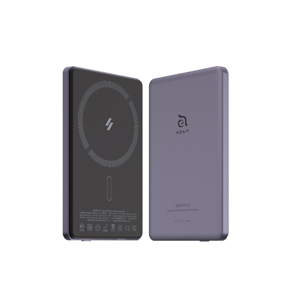 GRAVITY C5 超薄型磁吸行動電源 (有標示Wh/可上飛機)